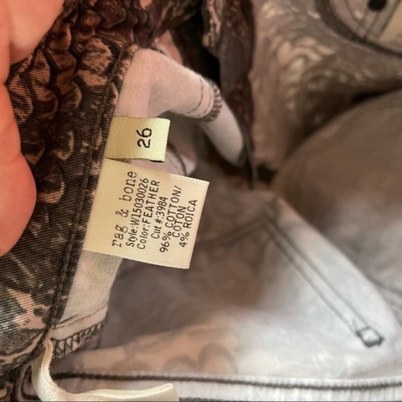 rag & bone Jean Legging in Feather Size 26 - Picture 8 of 8